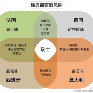 世界主要產(chǎn)酒國葡萄酒的典型風(fēng)味